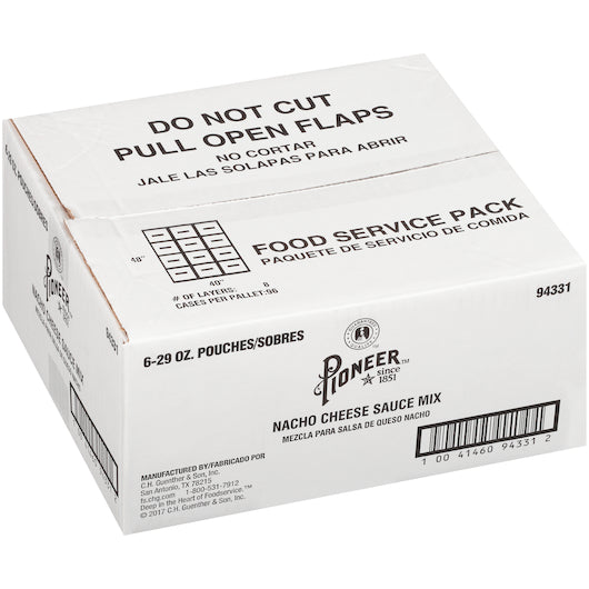 Pioneer Nacho Cheese Sauce Mix, 6 x 29 oz Case - DOT product image 3