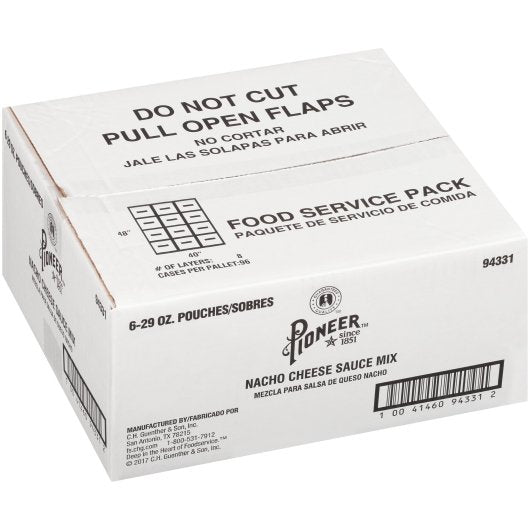Pioneer Nacho Cheese Sauce Mix, 6 x 29 oz Case - DOT product image 4