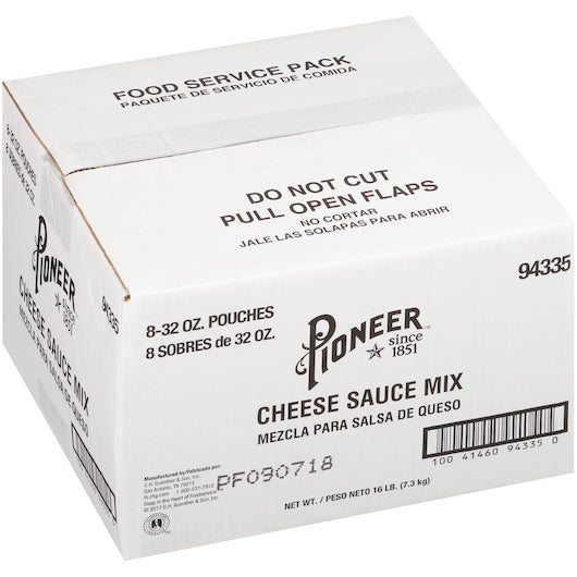 Pioneer Cheese Sauce Mix, 8 x 32 oz Case - DOT product image 3