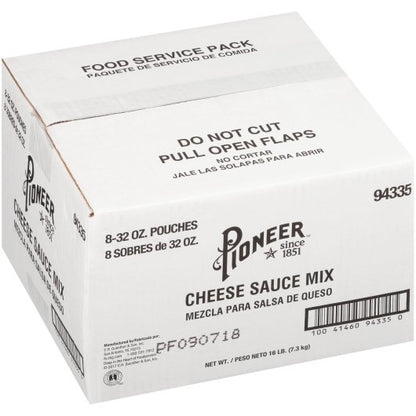 Pioneer Cheese Sauce Mix, 8 x 32 oz Case - DOT product image 4
