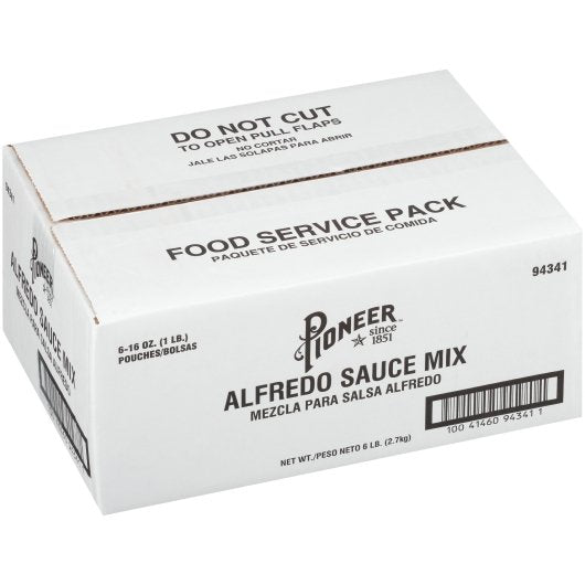 Pioneer Alfredo Sauce Mix, 6 x 16 oz Case - DOT product image 4