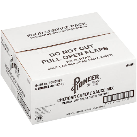 Pioneer Cheddar Cheese Sauce Mix, 6 x 29 oz Case - DOT product image 6