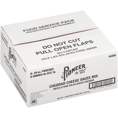 Pioneer Cheddar Cheese Sauce Mix, 6 x 29 oz Case - DOT product image 6