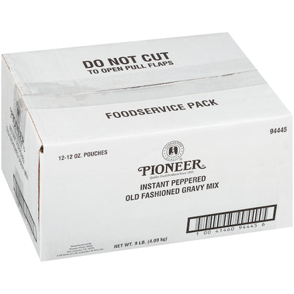 Pioneer Instant Peppered Old Fashioned Gravy Mix, 12 x 12 oz Case - DOT product image 3