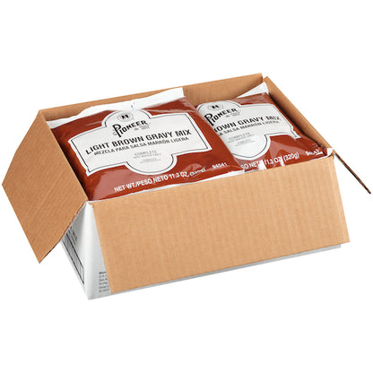 Pioneer Light Brown Gravy Mix, 6 x 11.3 oz Case - DOT product image 6