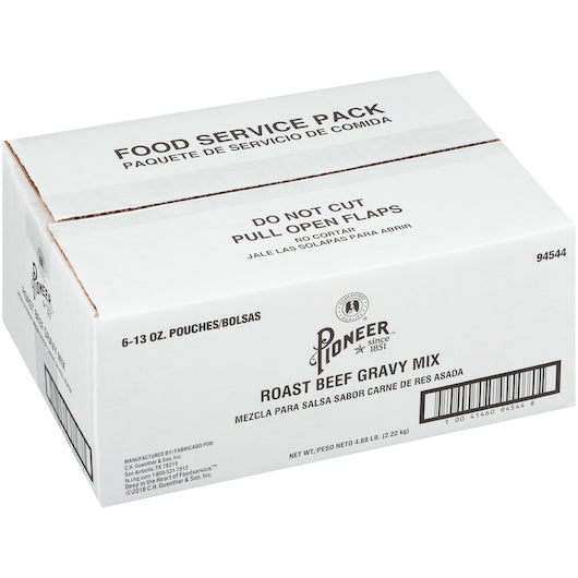 Pioneer Roast Beef Flavored Gravy Mix, 6 x 13 oz Case - DOT product image 6