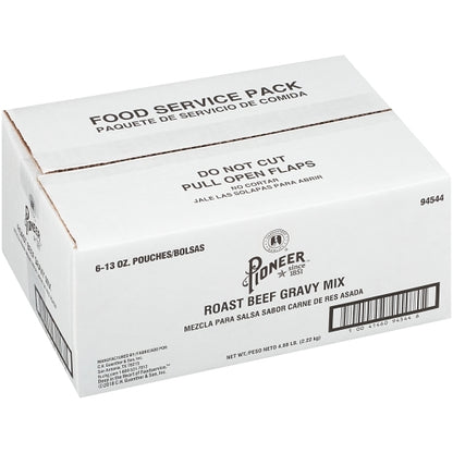 Pioneer Roast Beef Flavored Gravy Mix, 6 x 13 oz Case - DOT product image 7