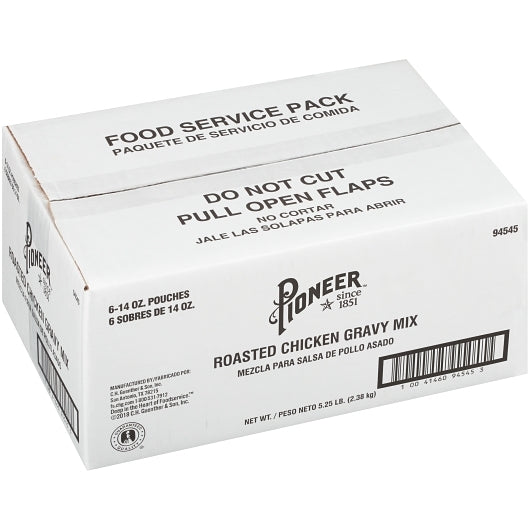 Pioneer Roasted Chicken Gravy Mix, 6 x 14 oz Case - DOT product image 7