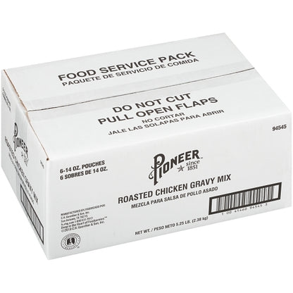 Pioneer Roasted Chicken Gravy Mix, 6 x 14 oz Case - DOT product image 7