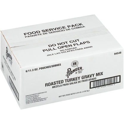 Pioneer Roasted Turkey Gravy Mix, 6 x 11.3 oz Case - DOT product image 6