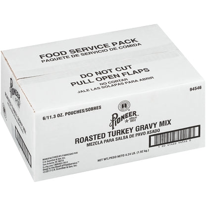 Pioneer Roasted Turkey Gravy Mix, 6 x 11.3 oz Case - DOT product image 7