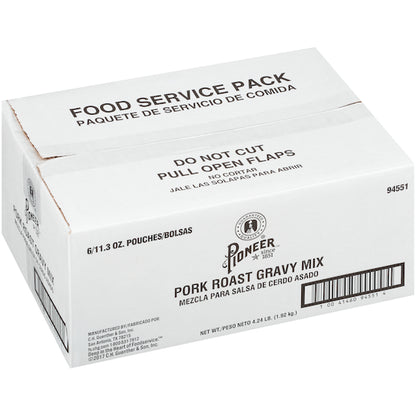 Pioneer Pork Roast Gravy Mix, 6 x 11.3 oz Case - DOT product image 3