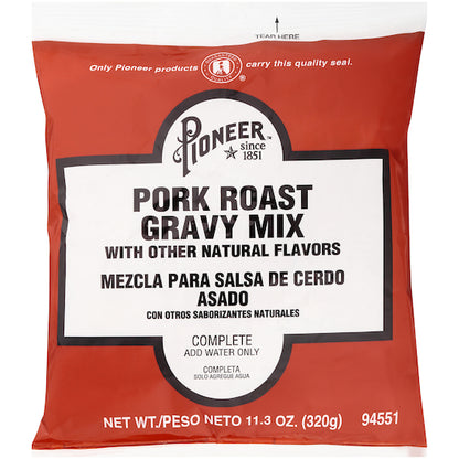 Pioneer Pork Roast Gravy Mix, 6 x 11.3 oz Case - DOT product image 2