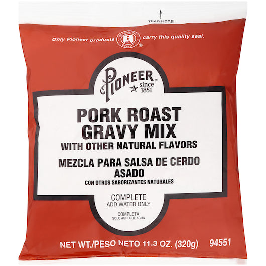 Pioneer Pork Roast Gravy Mix, 6 x 11.3 oz Case - DOT product image 2