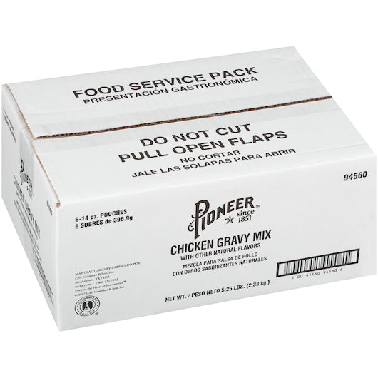 Pioneer Chicken Gravy Mix, 6 x 14 oz Case - DOT product image 6