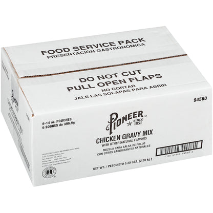 Pioneer Chicken Gravy Mix, 6 x 14 oz Case - DOT product image 6