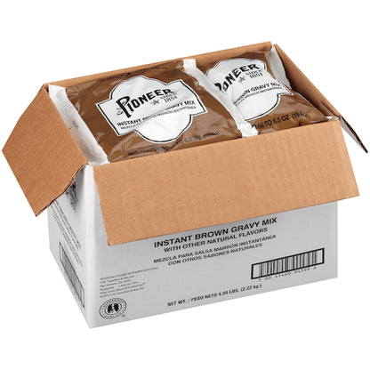 Pioneer Instant Brown Gravy Mix, 12 x 6.5 oz Case - DOT product image 5