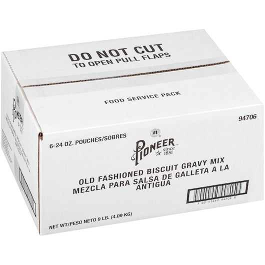 Pioneer Old Fashioned Biscuit Gravy Mix, 6 x 24 oz Case - DOT product image 3