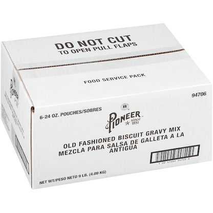 Pioneer Old Fashioned Biscuit Gravy Mix, 6 x 24 oz Case - DOT product image 3