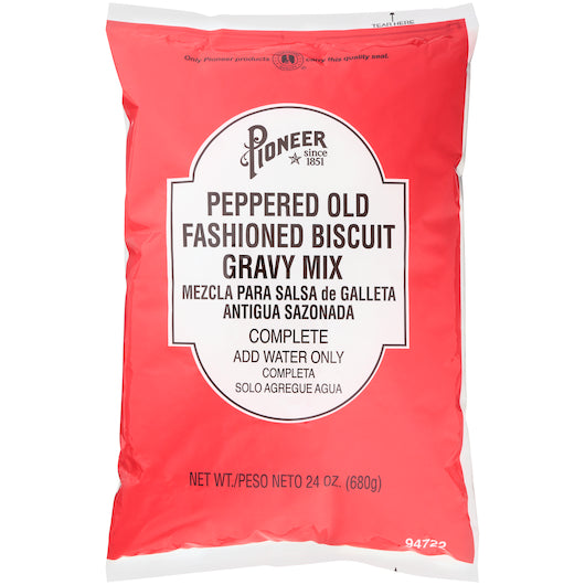Pioneer Old Fashioned Peppered Gravy Mix Biscuit Mix, 6 x 24 oz Case - DOT product image 2