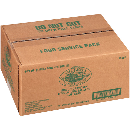 Millers Pride Biscuit GRAVY MIX, 6 x 24 oz Case - DOT product image 3