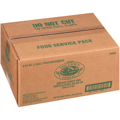 Millers Pride Biscuit GRAVY MIX, 6 x 24 oz Case - DOT product image 3