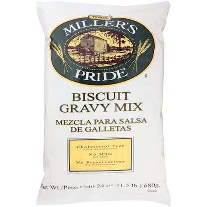 Millers Pride Biscuit GRAVY MIX, 6 x 24 oz Case - DOT product image 2