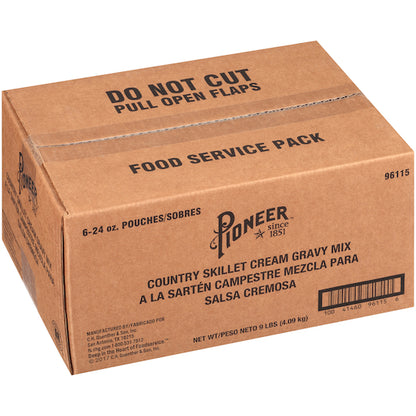 Pioneer Country Skillet Cream Gravy Mix, 6 x 24 oz Case - DOT product image 3