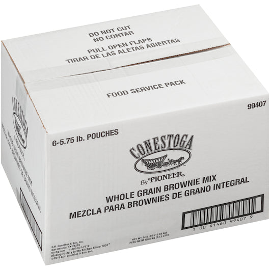 Conestoga WHOLE GRAIN BROWNIE MIX, 6 x 5.75 lb Case - DOT product image 3