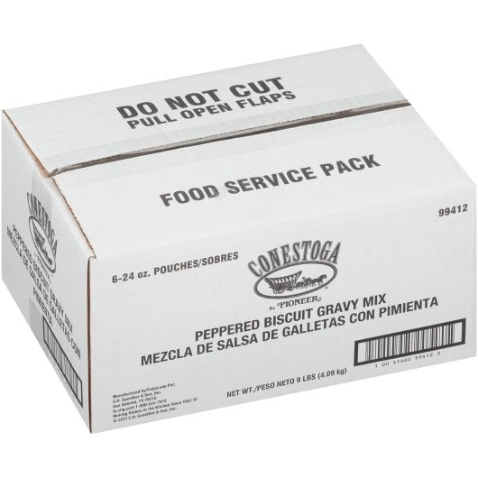 Conestoga Peppered Biscuit Gravy Mix, 6 x 24 oz Case - DOT product image 7
