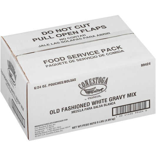 Conestoga OLD FASHIONED WHITE GRAVY MIX, 6 x 24 oz Case - DOT product image 3
