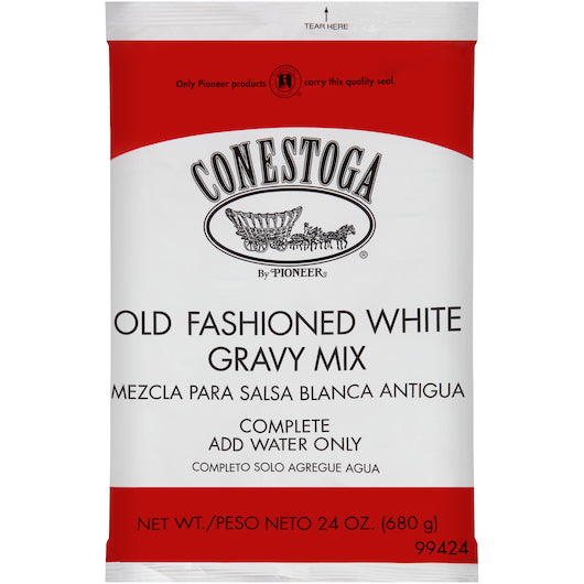 Conestoga OLD FASHIONED WHITE GRAVY MIX, 6 x 24 oz Case - DOT product image 2