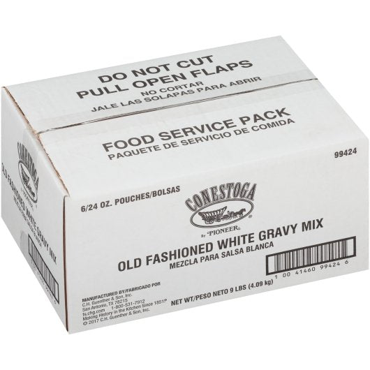 Conestoga OLD FASHIONED WHITE GRAVY MIX, 6 x 24 oz Case - DOT product image 4