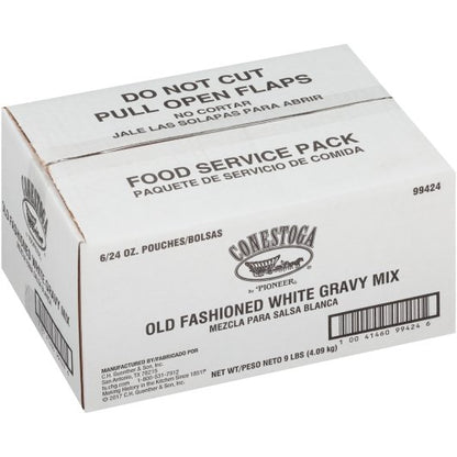Conestoga OLD FASHIONED WHITE GRAVY MIX, 6 x 24 oz Case - DOT product image 4