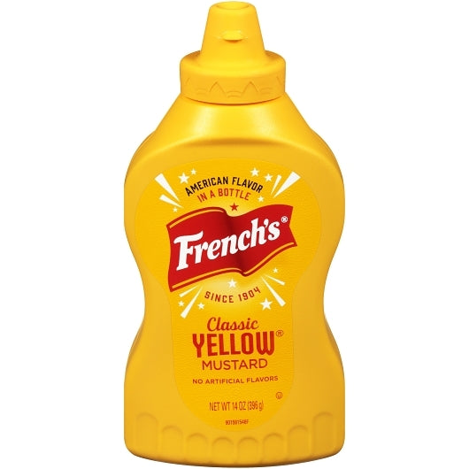 French's Classic Yellow Mustard Bottle, 16 x 14 oz Case - DOT product image 3