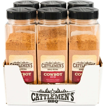 Cattlemans Cattleman Cowboy Rub, 6 x 27.25 oz Case - GS1 open-case image