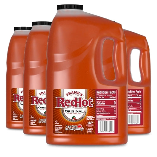 Frank's Redhot Kosher Cayenne Pepper Hot Sauce Bulk, 4 x 1 GA Case - DOT product image 3