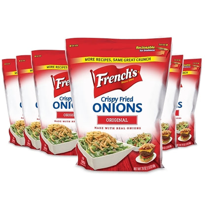 French's Crispy Fried Onions Salad Topping Bag, 6 x 24 oz Case - DOT product image 6