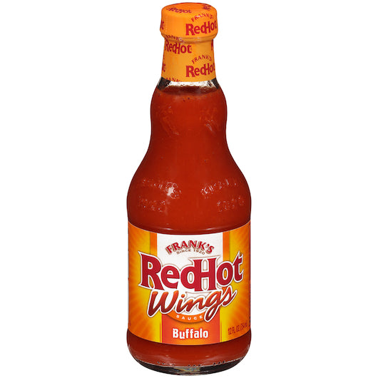 Frank Red Hot Buffalo Wing Hot Sauce Bottle, 12 x 12 fl oz Case - DOT product image 3