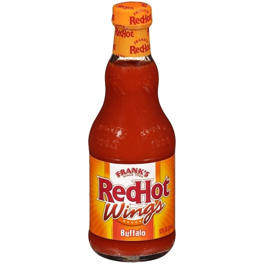 Frank Red Hot Buffalo Wing Hot Sauce Bottle, 12 x 12 fl oz Case - DOT product image 4