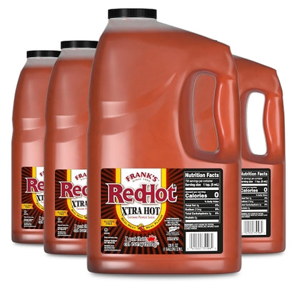 Frank's Red Hot Extra Cayenne Pepper Hot Sauce Bulk, 4 x 1 GA Case - DOT product image 6