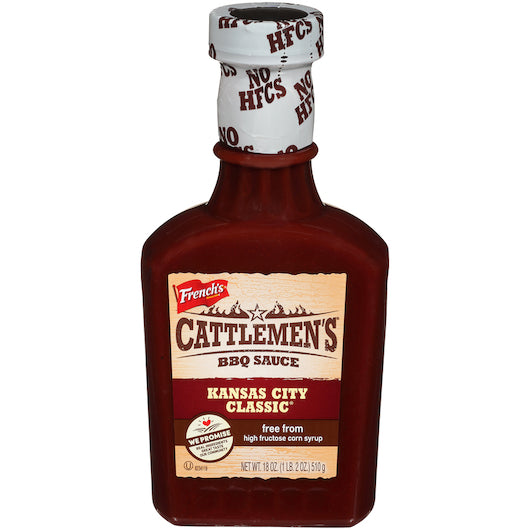 Reckitt Benckiser Cattlemens Kansas City Classic Bbq Sauce Bottle, 12 x 18 oz Case - DOT product image 3