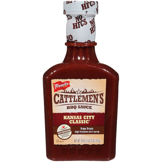 Reckitt Benckiser Cattlemens Kansas City Classic Bbq Sauce Bottle, 12 x 18 oz Case - DOT product image 7