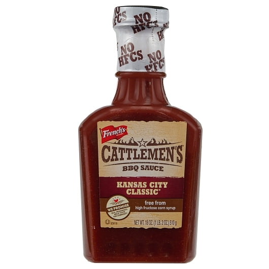 Reckitt Benckiser Cattlemens Kansas City Classic Bbq Sauce Bottle, 12 x 18 oz Case - DOT product image 8