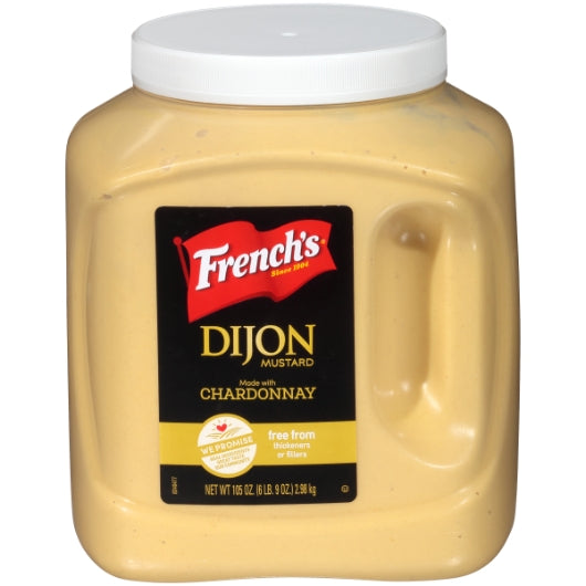 Frenchs Dijon Mustard Dijon With Chardonnay Mustard Bulk, 2 x 105 oz Case - DOT product image 3