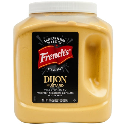 Frenchs Dijon Mustard Dijon With Chardonnay Mustard Bulk, 2 x 105 oz Case - DOT product image 6