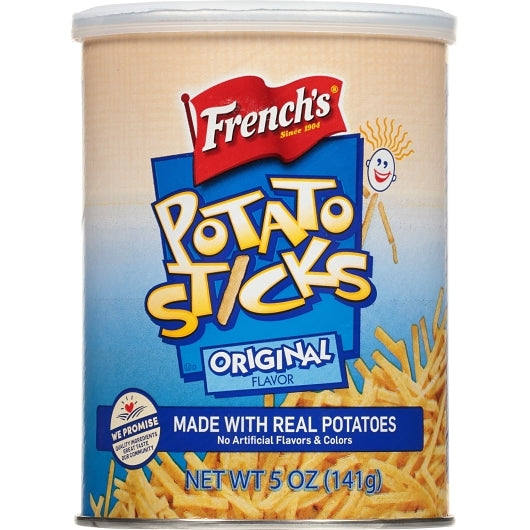 French's Potato Sticks Original Can, 12 x 5 oz Case - DOT product image 5