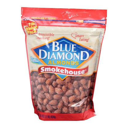 Blue Diamond Smokehouse , 6 x 16 oz Case - Nuts & Seeds
