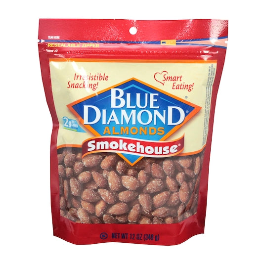 Blue Diamond Smokehouse , 6 x 12 oz Case - Nuts & Seeds