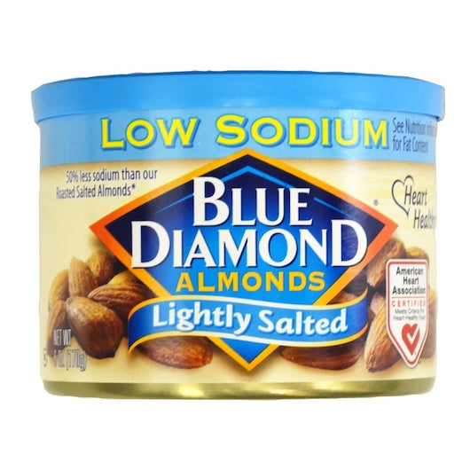 Blue Diamond Roasted Whole Lightly Salted, 12 x 6 oz Case - Nuts & Seeds